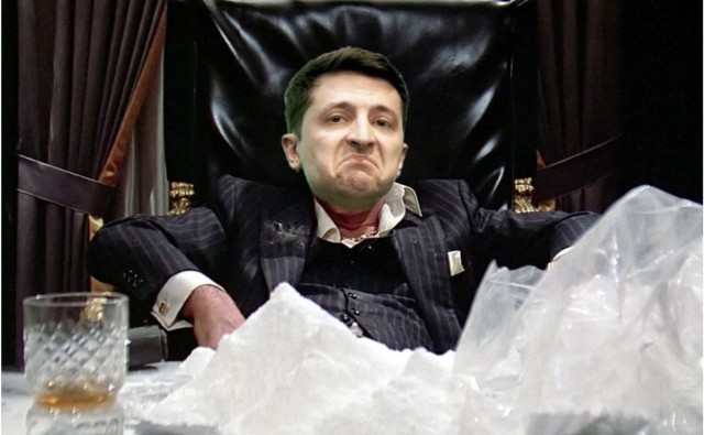 Зеленский жжет напалмом