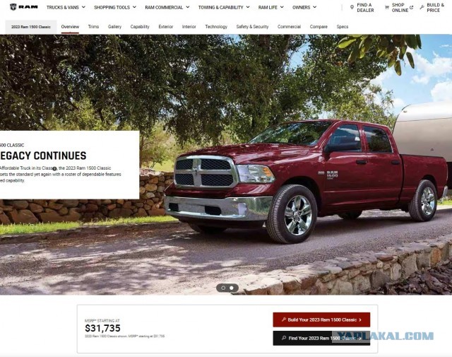 Автомобили рынка США, которые официально никогда не продавались в России