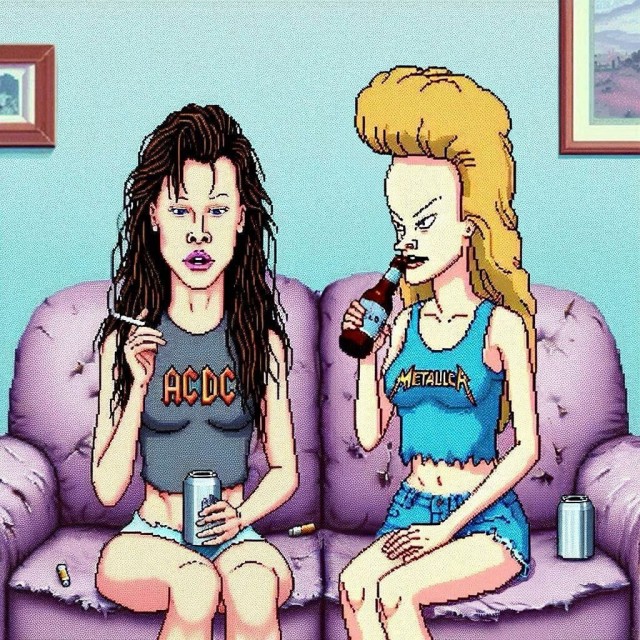 Девчата 90-х и 00-х