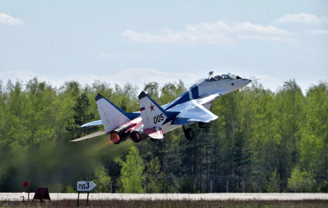 Полет на МИГ-29.