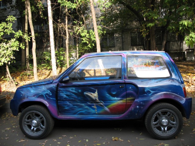 Уникальные авто в нашем дворе