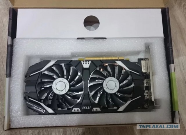 Продаю видеокарту MSI GeForce GTX 1060, 3Гб