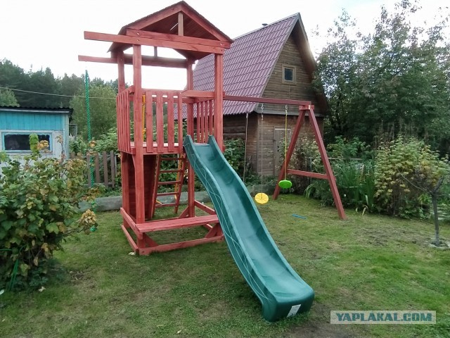 Как я детскую площадку на даче строил.