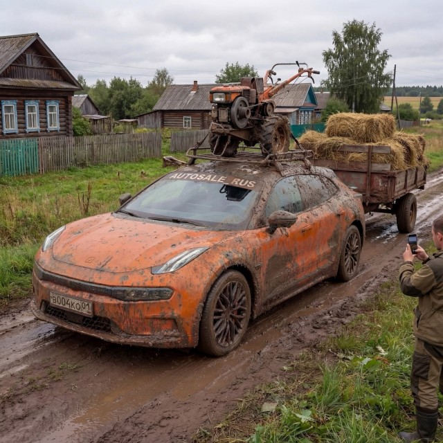 Когда живешь в деревне, но есть богатые родственники из Москвы ?