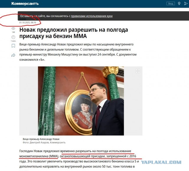 Заправки в России начали разбавлять бензин