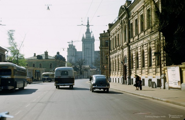 Москва 1952-1954 в цвете