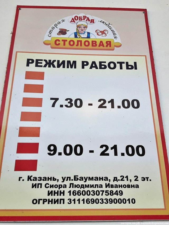 Где пообедать в центре Казани за 100 рублей