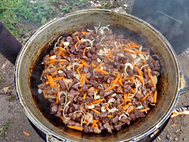 Блюда для казана, на природе и свежем воздухе