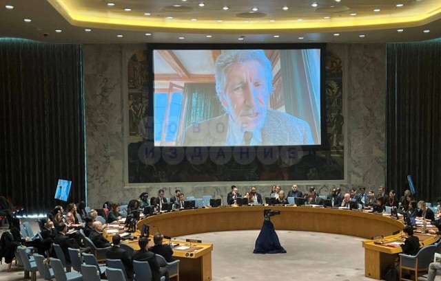 Роджер Уотерс в ООН - действия РФ не были неспровоцированными.