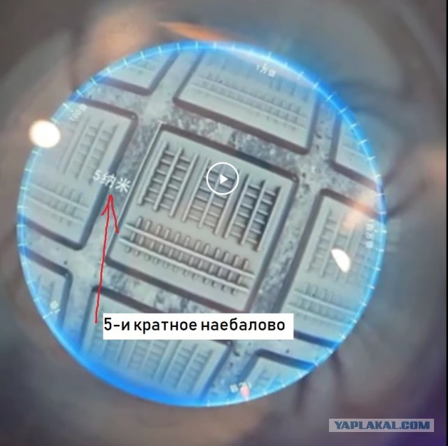 Про приближение кристалла процессора Айфона