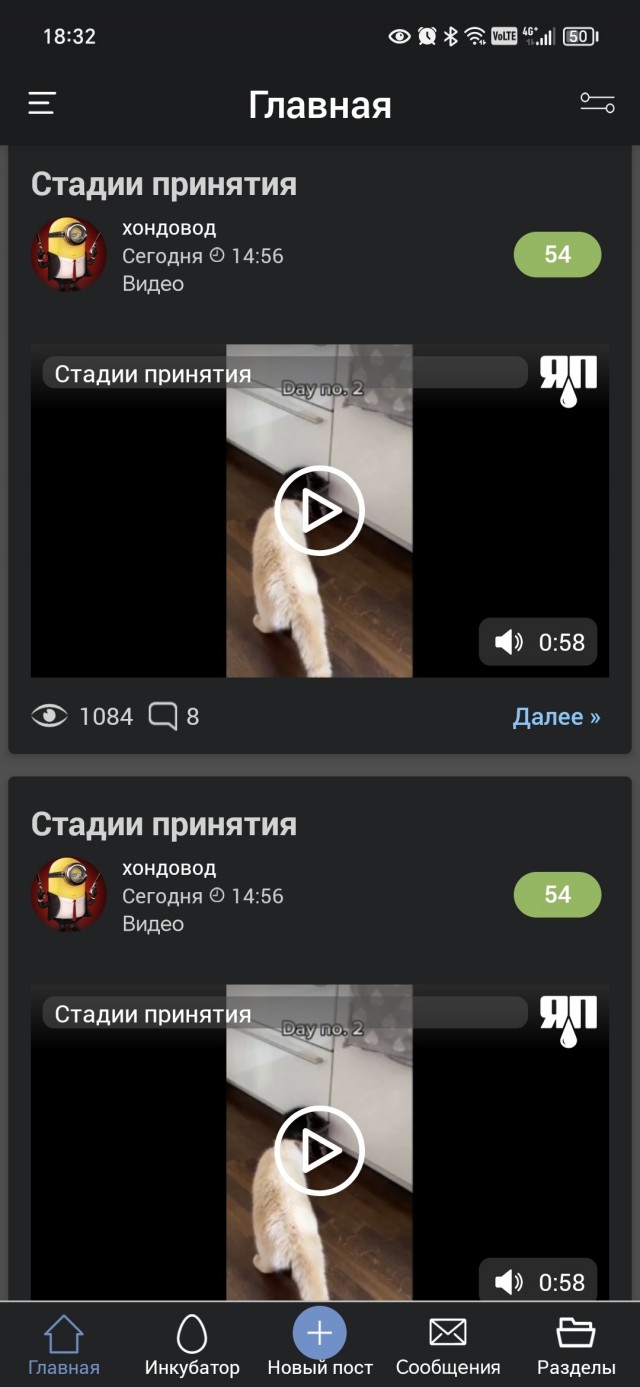 Стадии принятия