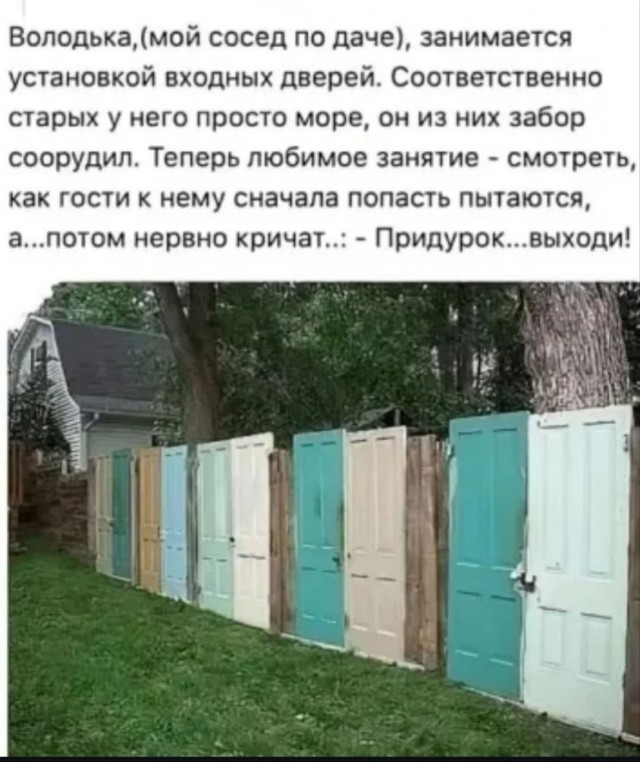 Прикольный сосед