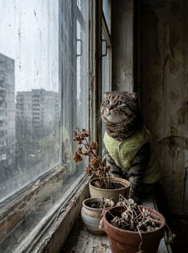 Фотожаба: Грустный котик
