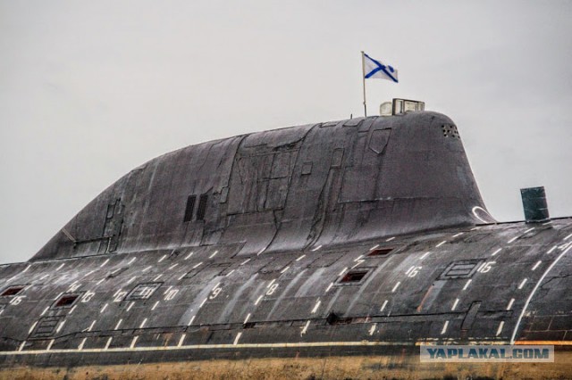 Транспортировка атомных подводных лодок "Братск"