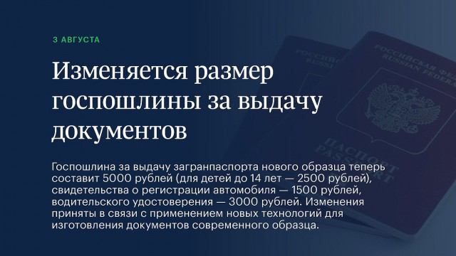 Какие законы начнут действовать в России с августа