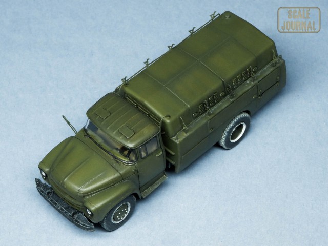 Моё хобби моделизм: АПА-50 на базе Зил-130 в масштабе 1/72