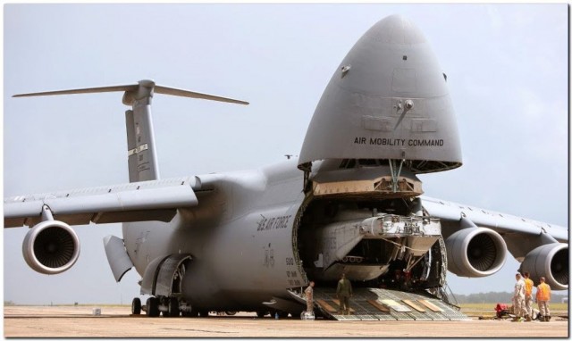 Lockheed C-5 Galaxy. Самый крупный военно-транспортный самолёт ВВС США