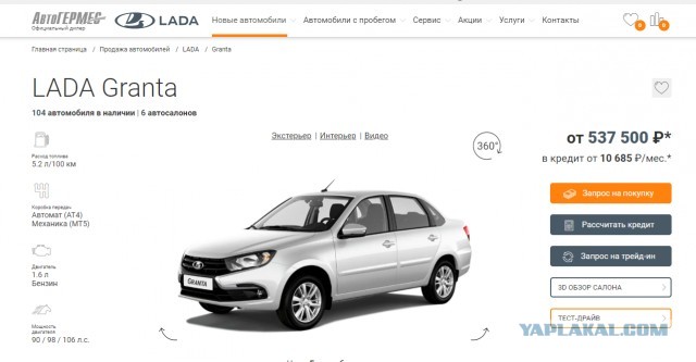 Лада за 1600000, Уаз за 2700000, Фольксваген за 9000000. Новые ценники в автосалонах вводят клиентов в шок