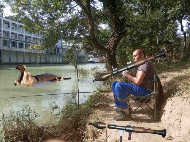 Фотожаба про рыбака "Улов"