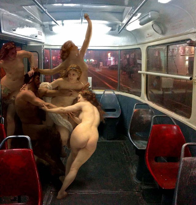 Девушки, куда-то и зачем-то е́дущие