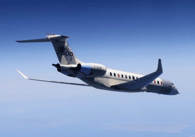 Самый быстрый самолет в гражданской авиации со времен Concorde. Bombardier Global 8000 преодолел сверхзвуковой барьер