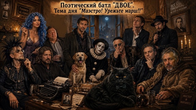 Двое, поэтический батл