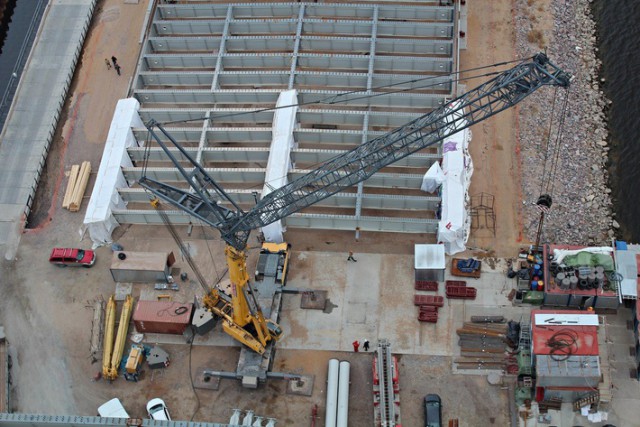 Строительство ЗСД в Петербурге.