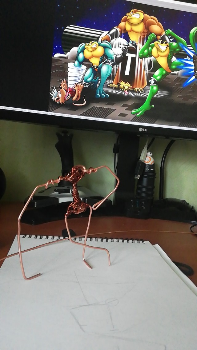 Боевая жаба из полимерной глины