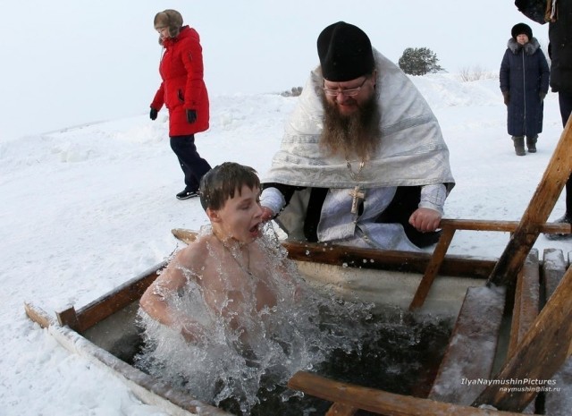 Ломоносов о крещенских купаниях