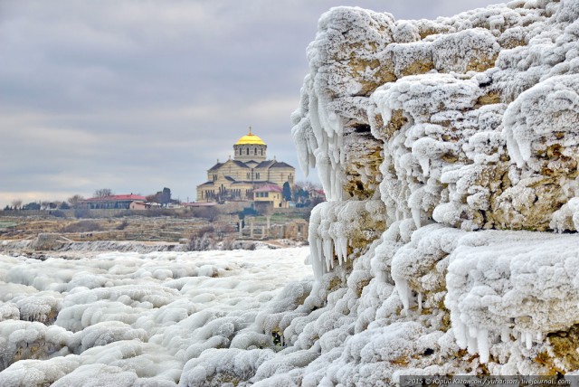 Ледниковый период в Крыму. Херсонес скован льдом