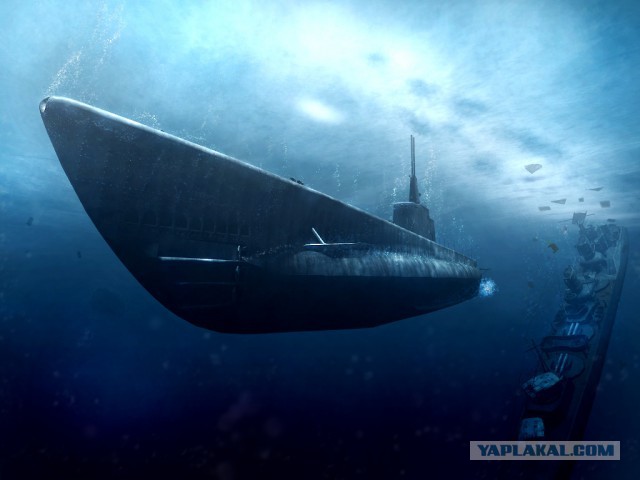 Модель атомной подводной лодки 667-А "Навага"