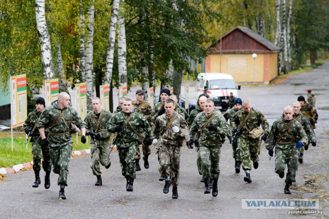 Марш-бросок, стрельба и бой
