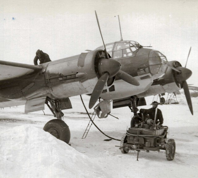Подъем немецкого бомбардировщика Юнкерс-88А4