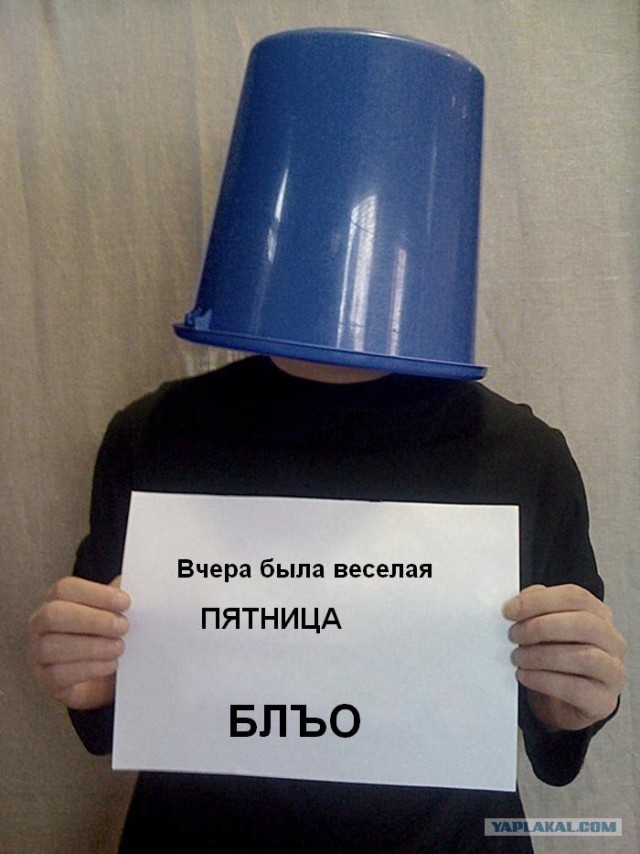 Синее ведро