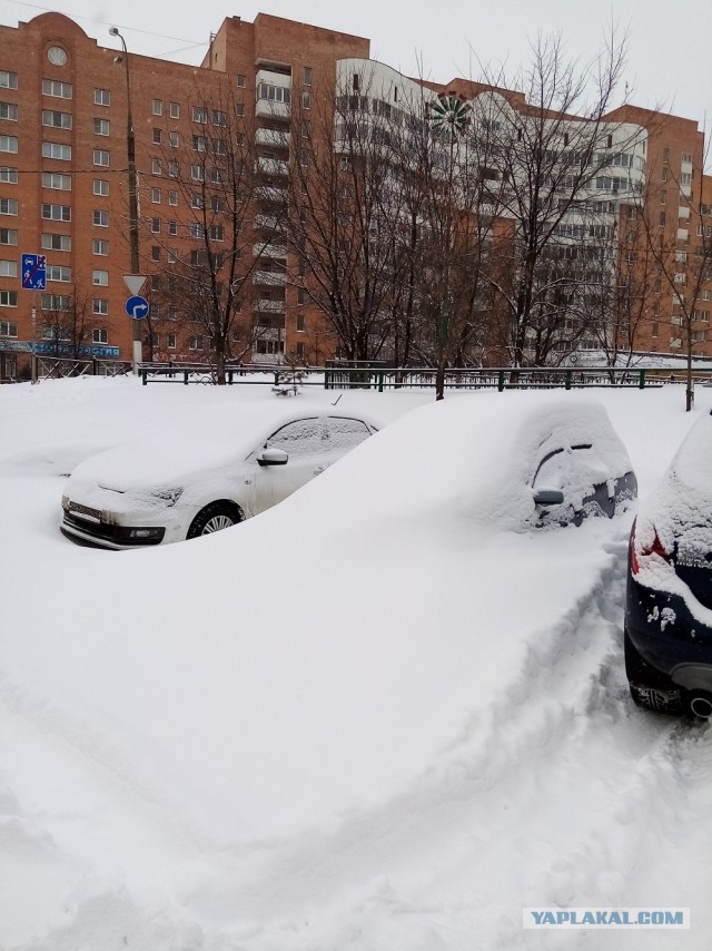 Машина в снегу? А смекалка на что?!