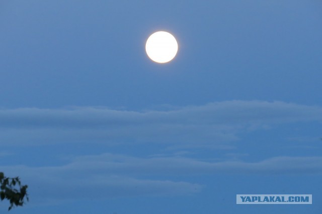 А Вам не кажется что луна какая-то большая?