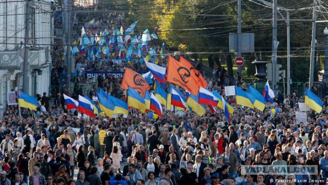 Акция скорби «Донецк: невинно убиенные»