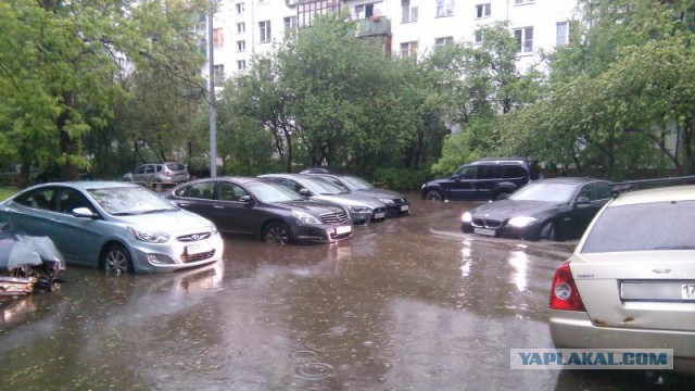 Наводнение в Москве 22.05.2015