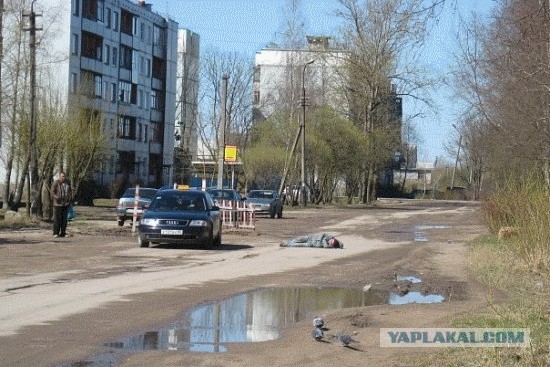 Лежачий полицейский по Псковски