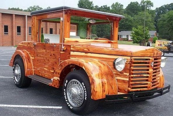 Деревянное авто от сборщика мебели