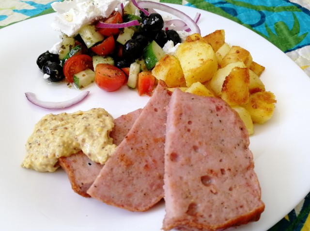 Баварский "мясной хлеб"