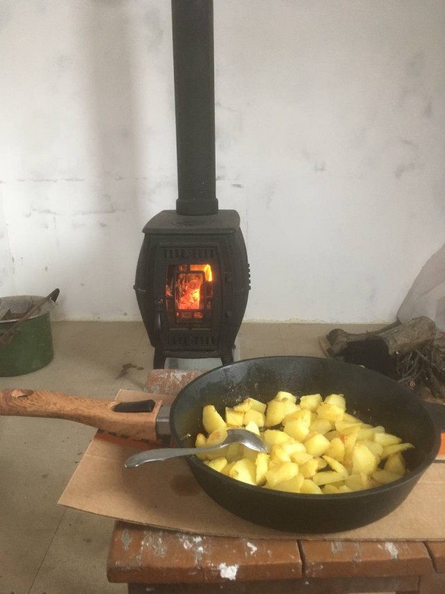 Сало с морозилки и капуста!