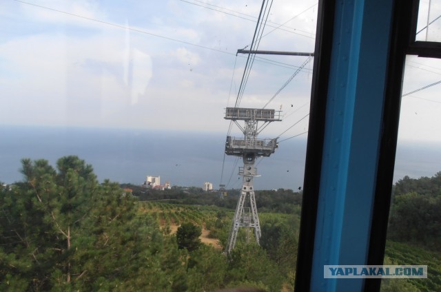 Авария на канатной дороге Мисхор - Ай-Петри