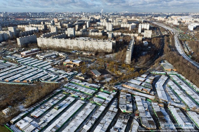 Над МКАД на вертолете