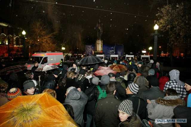 Митинги в Москве: Чистые Пруды и Триумфальная пл