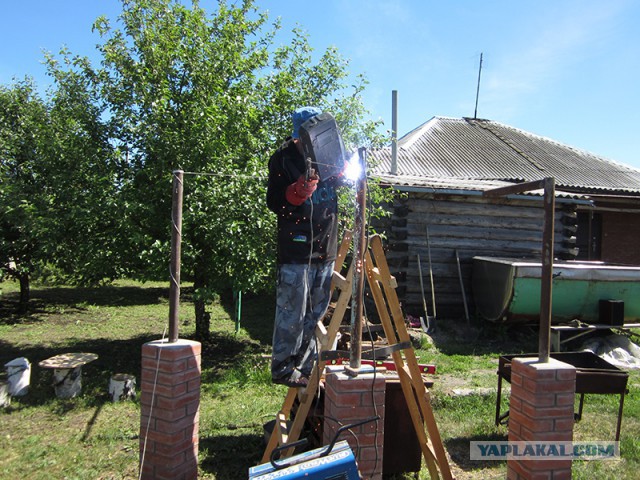 Строительство беседки