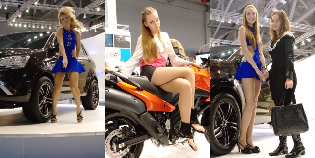 Девушки Московского автосалона