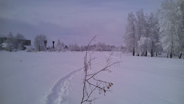 Алтайские деревни зимой