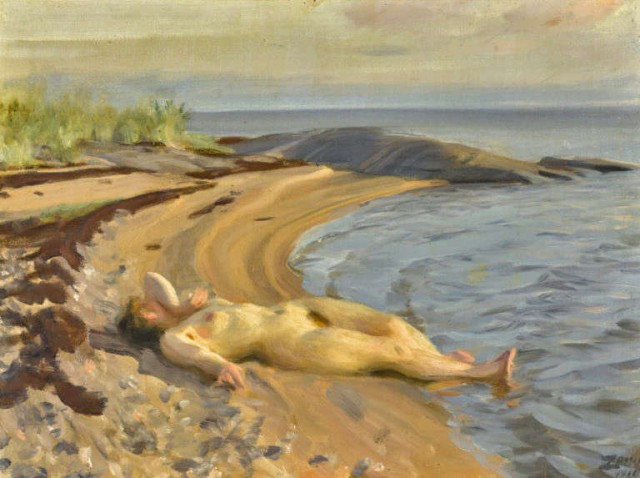 «На природе» Худ. Андерс Цорн. 1888 г.