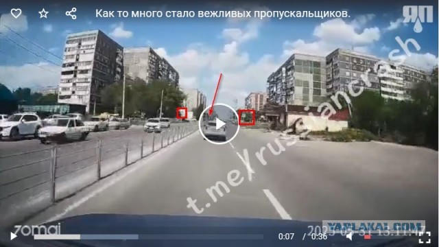 Как то много стало вежливых пропускальщиков